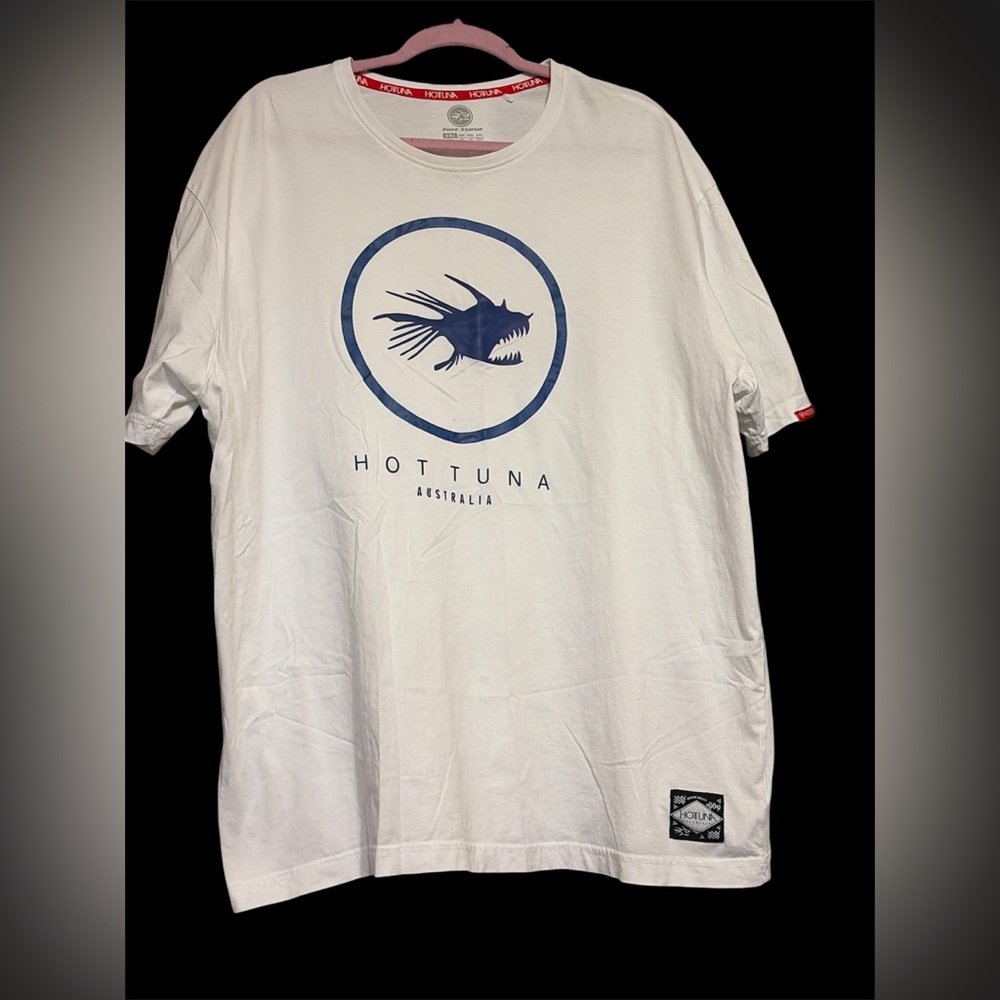 White Hot Tuna Australia Graphic T-Shirt for Men Size 2 XL